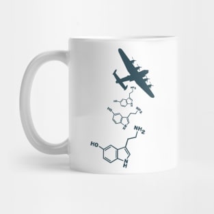 Serotonin Molecule Bomber Mug